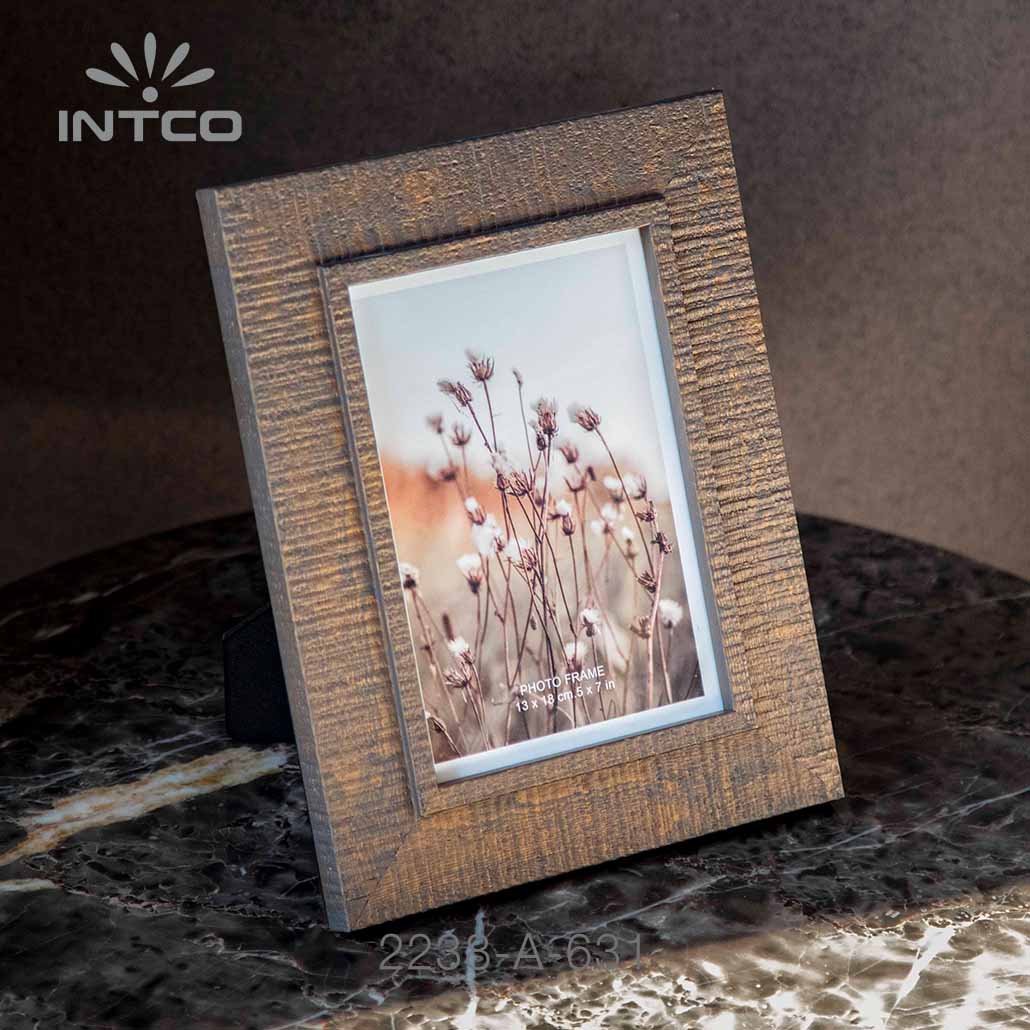 wood photo frame ideas for table decor