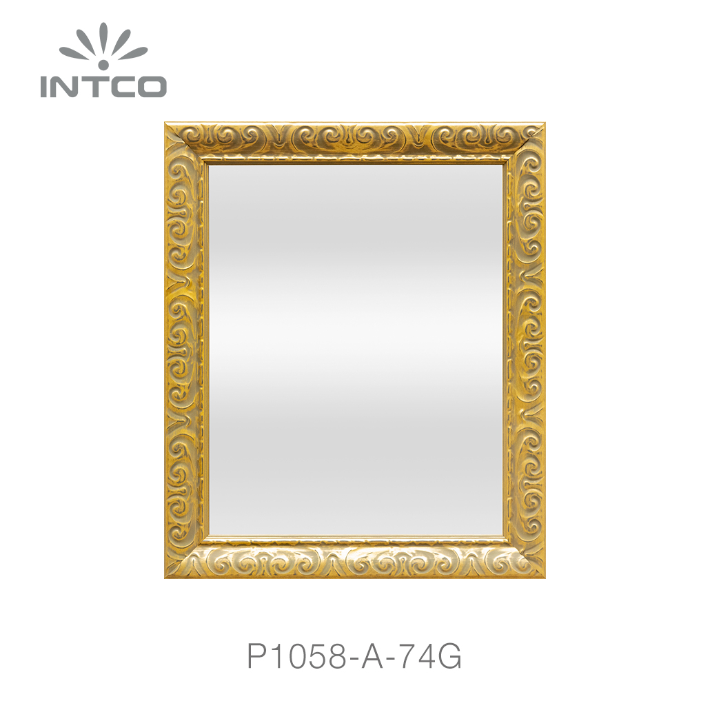 ornate rectangle wall mirror