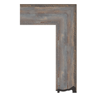 6623-WK-CX850T — 8.89cm Natur PS Bilderrahmenleiste