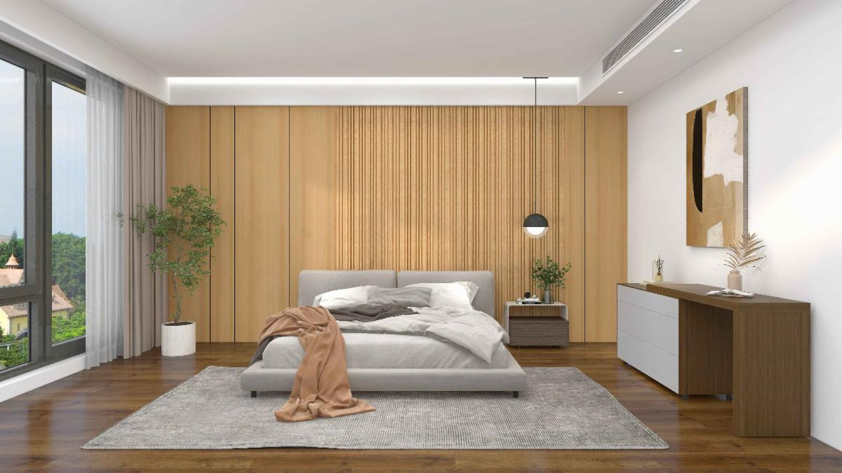 3D wall panels ideas for bedroom wall decor.
