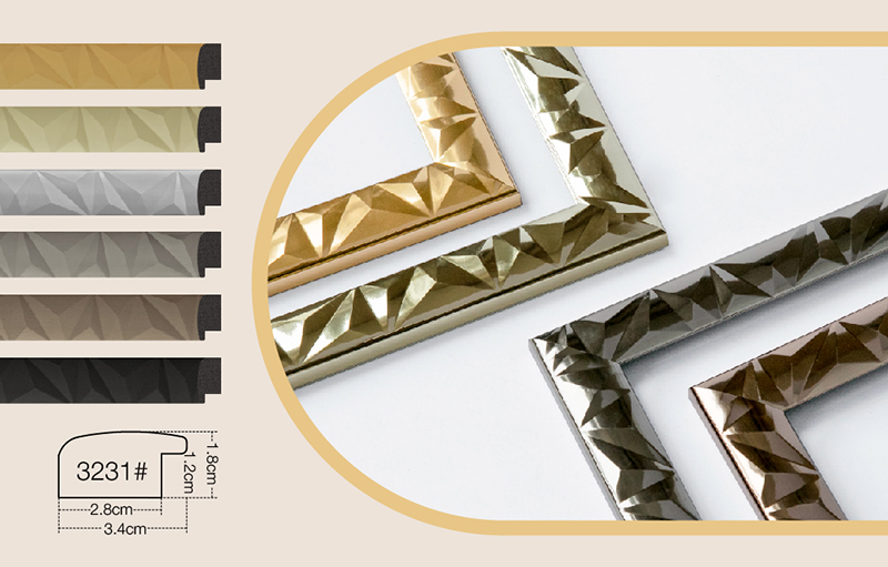 metallic picture frame moulding collection from intco framing