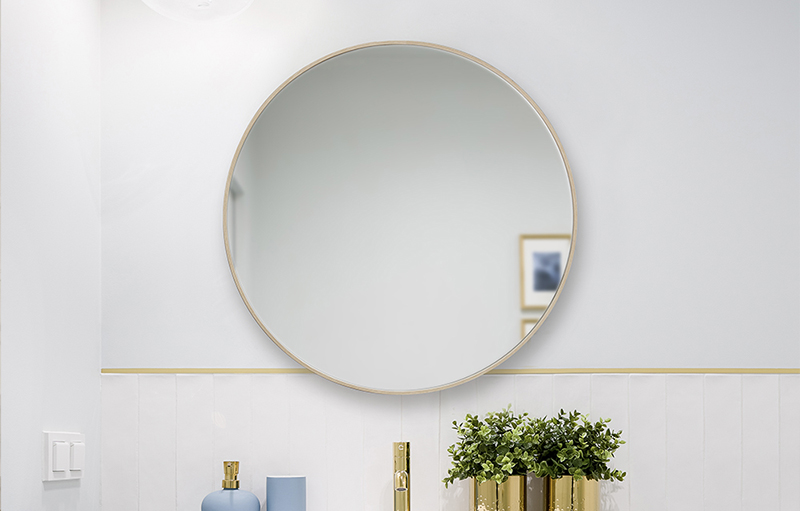 round bathroom wall mirror ideas