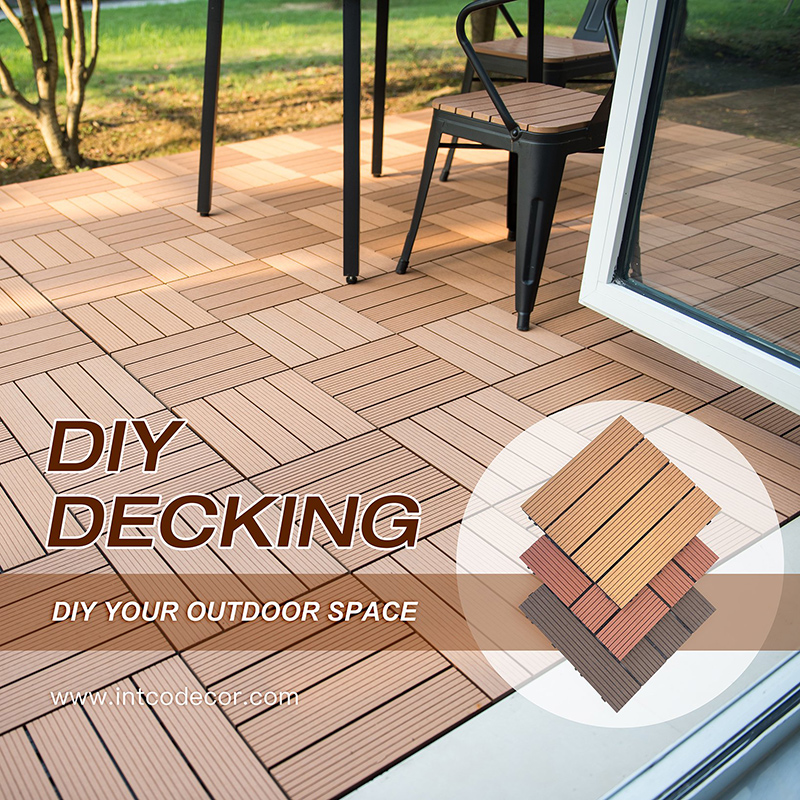 haz tu propio espacio al aire libre con azulejos de WPC DIY