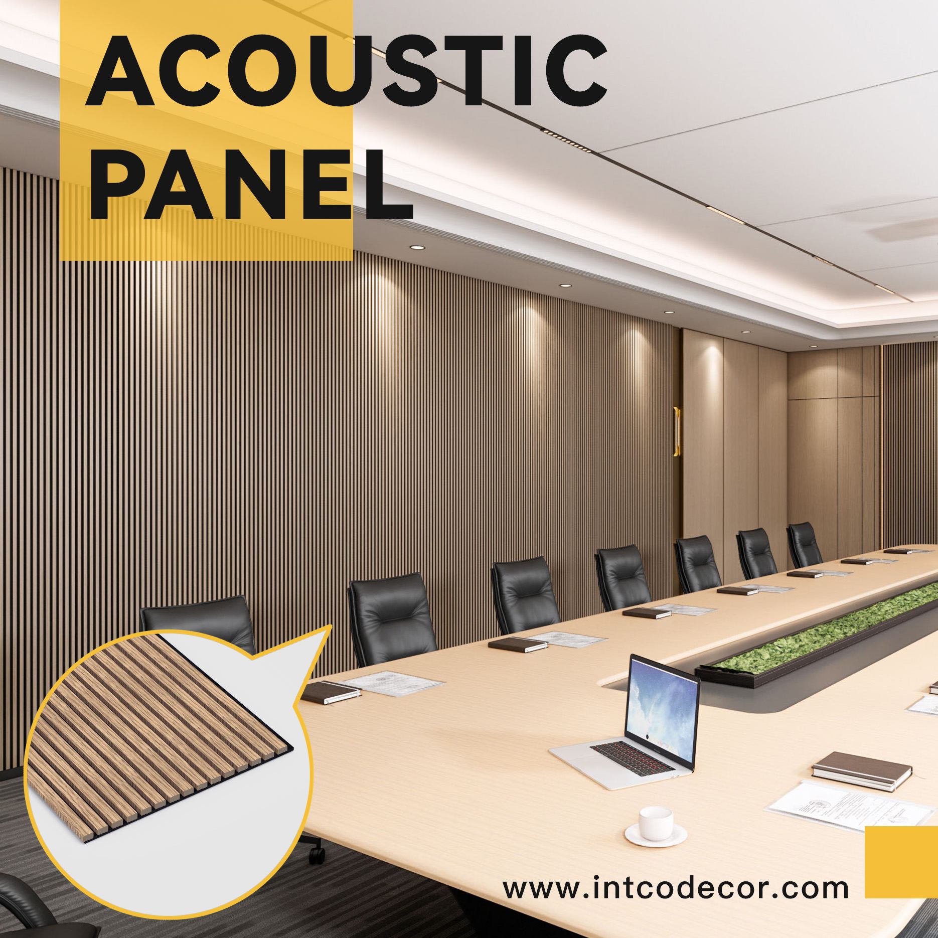 INTCO acoustic panels Control The Sound For A Well Balanced Meeting Room