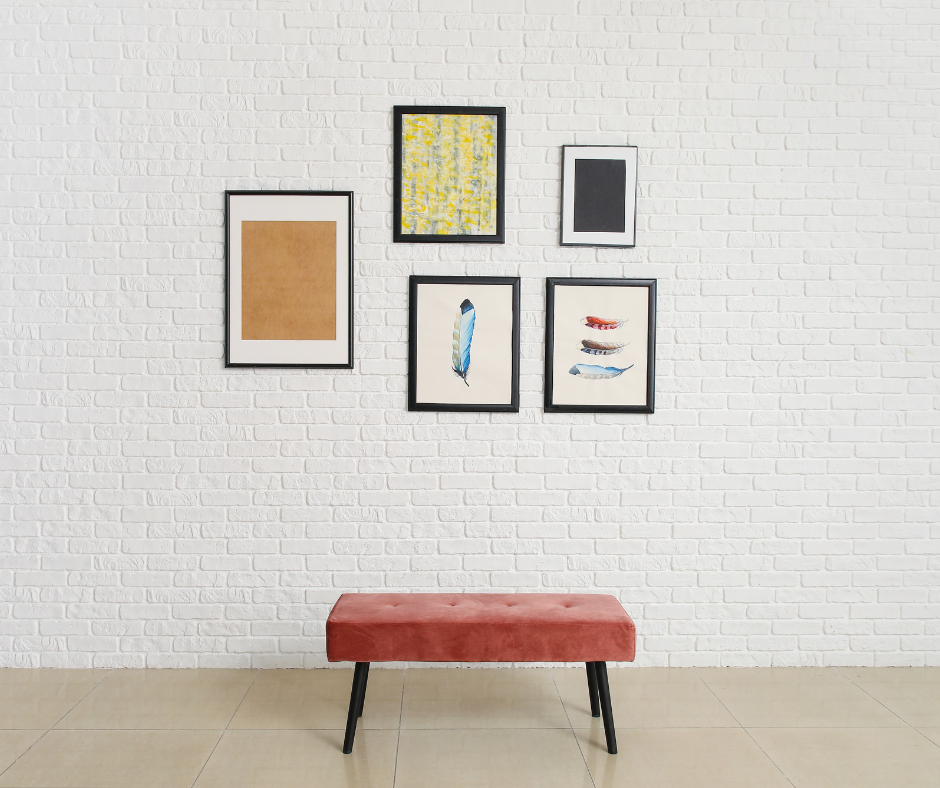 5-set black aluminum picture frames ideas for wall decor