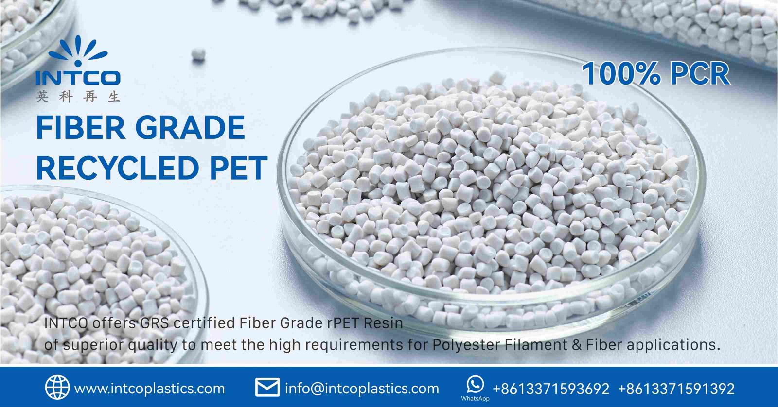 The Benefits of Fiber Grade rPET Resin for Sustainable Textile Production